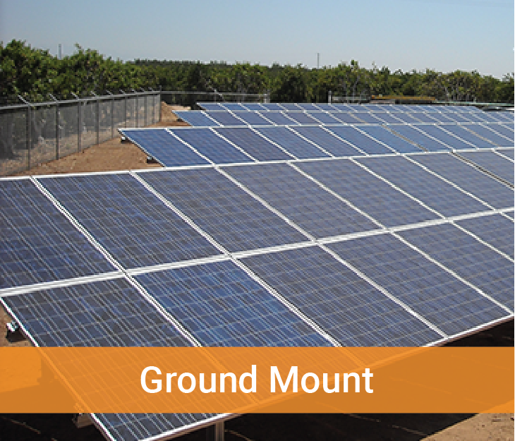 Ground mount for solar properties